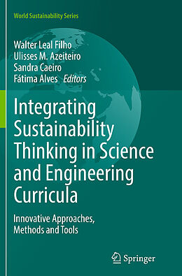 Couverture cartonnée Integrating Sustainability Thinking in Science and Engineering Curricula de 