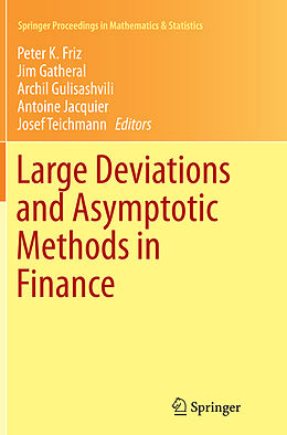 Kartonierter Einband Large Deviations and Asymptotic Methods in Finance von 