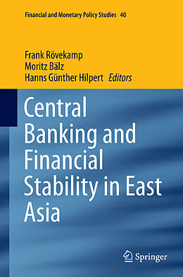 Kartonierter Einband Central Banking and Financial Stability in East Asia von 