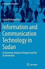 Kartonierter Einband Information and Communication Technology in Sudan von Samia Mohamed Nour