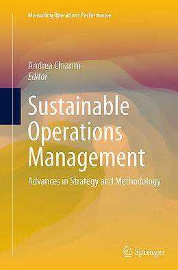 Couverture cartonnée Sustainable Operations Management de 