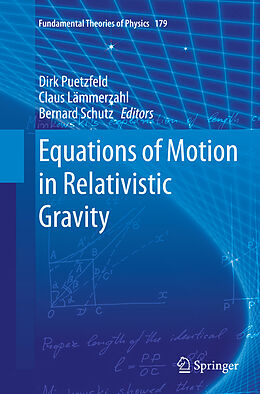 Couverture cartonnée Equations of Motion in Relativistic Gravity de 