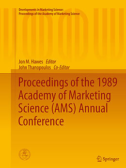 Kartonierter Einband Proceedings of the 1989 Academy of Marketing Science (AMS) Annual Conference von 
