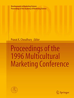 Kartonierter Einband Proceedings of the 1996 Multicultural Marketing Conference von 