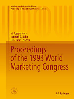 Kartonierter Einband Proceedings of the 1993 World Marketing Congress von 