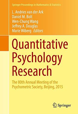 E-Book (pdf) Quantitative Psychology Research von 