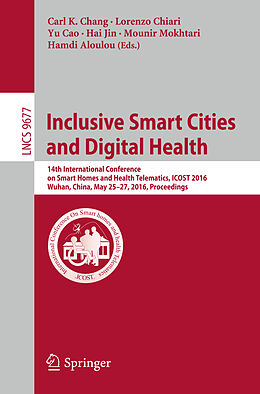 Kartonierter Einband Inclusive Smart Cities and Digital Health von 