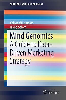 eBook (pdf) Mind Genomics de Veljko Milutinovic, Jakob Salom