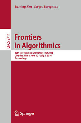 E-Book (pdf) Frontiers in Algorithmics von 