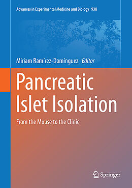 Livre Relié Pancreatic Islet Isolation de 