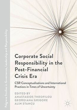 Fester Einband Corporate Social Responsibility in the Post-Financial Crisis Era von 