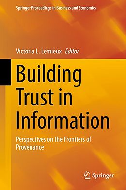 eBook (pdf) Building Trust in Information de 