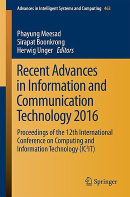 eBook (pdf) Recent Advances in Information and Communication Technology 2016 de 