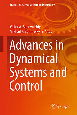 Fester Einband Advances in Dynamical Systems and Control von 