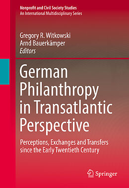 Livre Relié German Philanthropy in Transatlantic Perspective de 