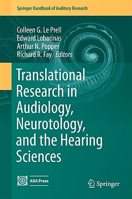 eBook (pdf) Translational Research in Audiology, Neurotology, and the Hearing Sciences de 