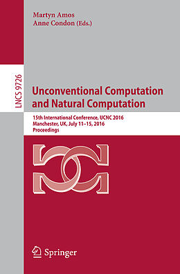 Kartonierter Einband Unconventional Computation and Natural Computation von 