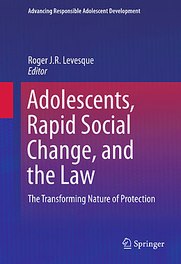 Livre Relié Adolescents, Rapid Social Change, and the Law de 