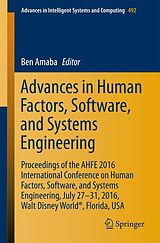 eBook (pdf) Advances in Human Factors, Software, and Systems Engineering de 