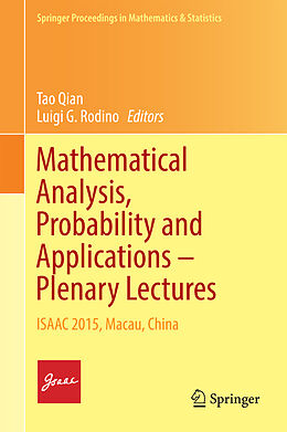 Livre Relié Mathematical Analysis, Probability and Applications   Plenary Lectures de 