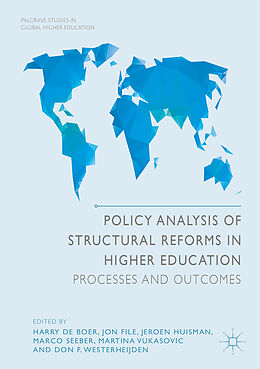 Livre Relié Policy Analysis of Structural Reforms in Higher Education de Harry De Boer, Jon File, Don F Westerheijden