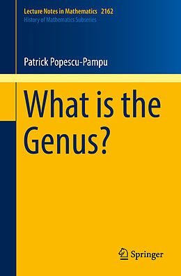 E-Book (pdf) What is the Genus? von Patrick Popescu-Pampu