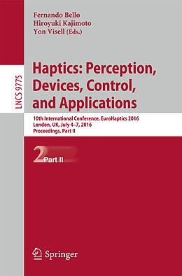 Kartonierter Einband Haptics: Perception, Devices, Control, and Applications von 