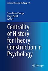 eBook (pdf) Centrality of History for Theory Construction in Psychology de 