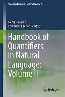 eBook (pdf) Handbook of Quantifiers in Natural Language: Volume II de 