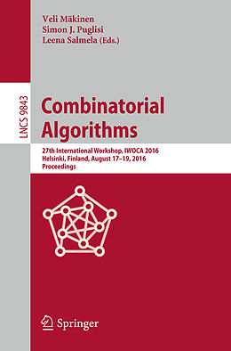 Kartonierter Einband Combinatorial Algorithms von 