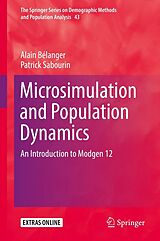 eBook (pdf) Microsimulation and Population Dynamics de Alain Bélanger, Patrick Sabourin