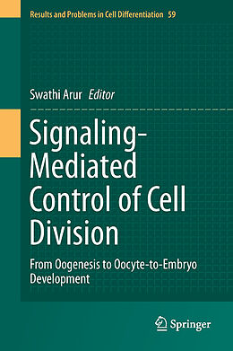 Livre Relié Signaling-Mediated Control of Cell Division de 