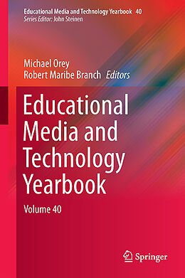 Fester Einband Educational Media and Technology Yearbook von 