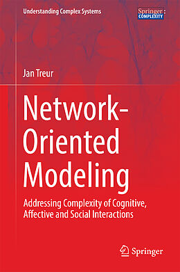 Livre Relié Network-Oriented Modeling de Jan Treur