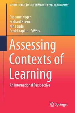 Livre Relié Assessing Contexts of Learning de 