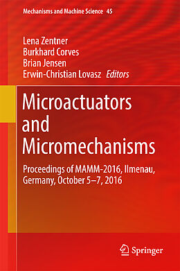 Fester Einband Microactuators and Micromechanisms von 