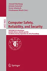 E-Book (pdf) Computer Safety, Reliability, and Security von 
