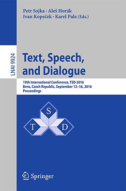 E-Book (pdf) Text, Speech, and Dialogue von 