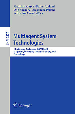Kartonierter Einband Multiagent System Technologies von 