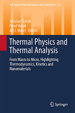 Livre Relié Thermal Physics and Thermal Analysis de 