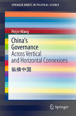 Kartonierter Einband China's Governance von Peijie Wang