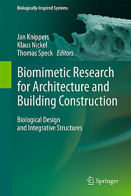 Livre Relié Biomimetic Research for Architecture and Building Construction de Klaus G Nickel