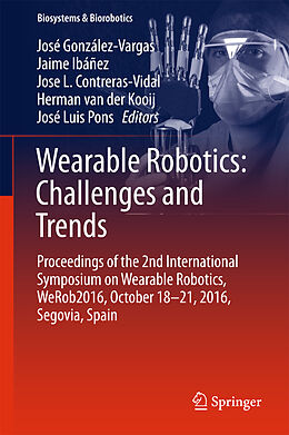 Livre Relié Wearable Robotics: Challenges and Trends de 