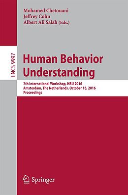 E-Book (pdf) Human Behavior Understanding von 