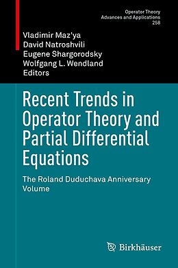 E-Book (pdf) Recent Trends in Operator Theory and Partial Differential Equations von 