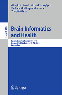 Kartonierter Einband Brain Informatics and Health von 