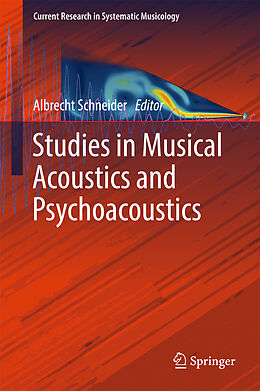 Livre Relié Studies in Musical Acoustics and Psychoacoustics de 