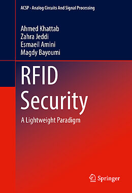 Livre Relié RFID Security de Ahmed Khattab, Magdy Bayoumi, Esmaeil Amini