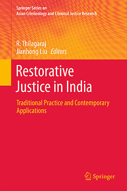 Livre Relié Restorative Justice in India de 
