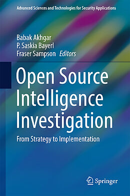 Fester Einband Open Source Intelligence Investigation von 